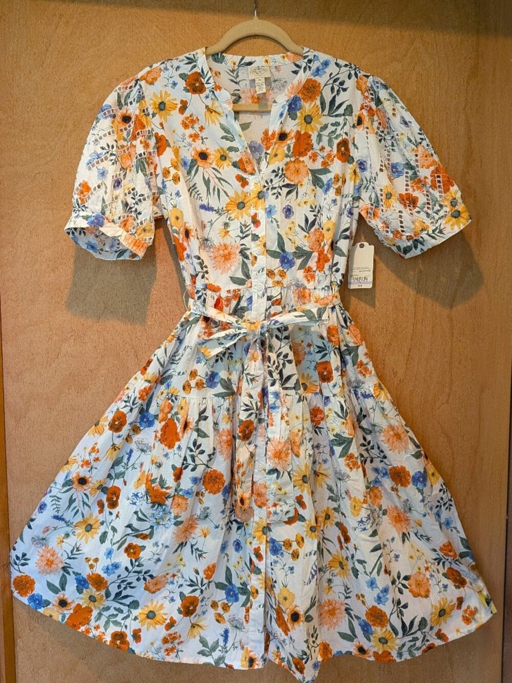 St. John’s Bay Floral Print Midi Dress – Size PL - NWT